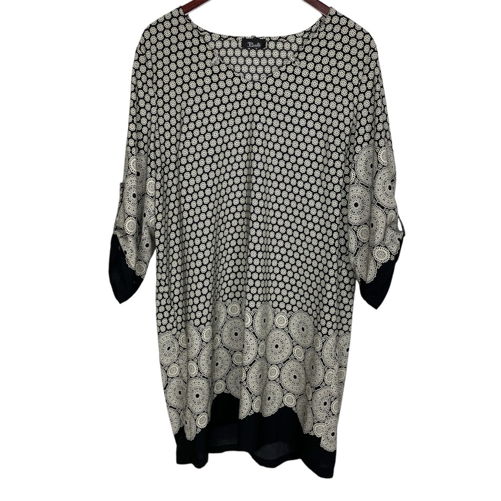 Bali Corps. Women's Patterned 3/4 Sleeve Tunic Dress